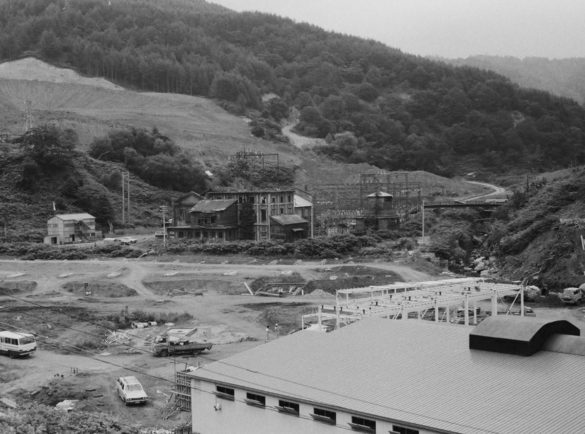 写真：石炭の歴史村の建設が始まった1970年代後半