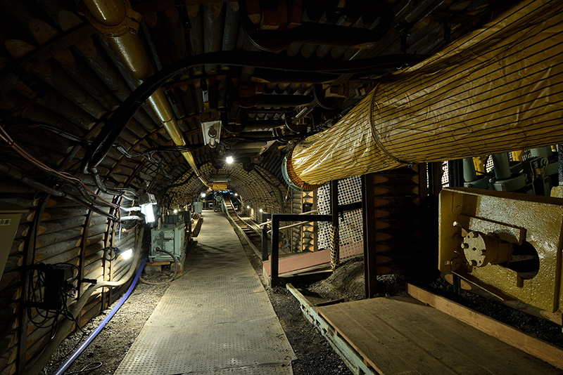 夕張市石炭博物館　模擬坑道