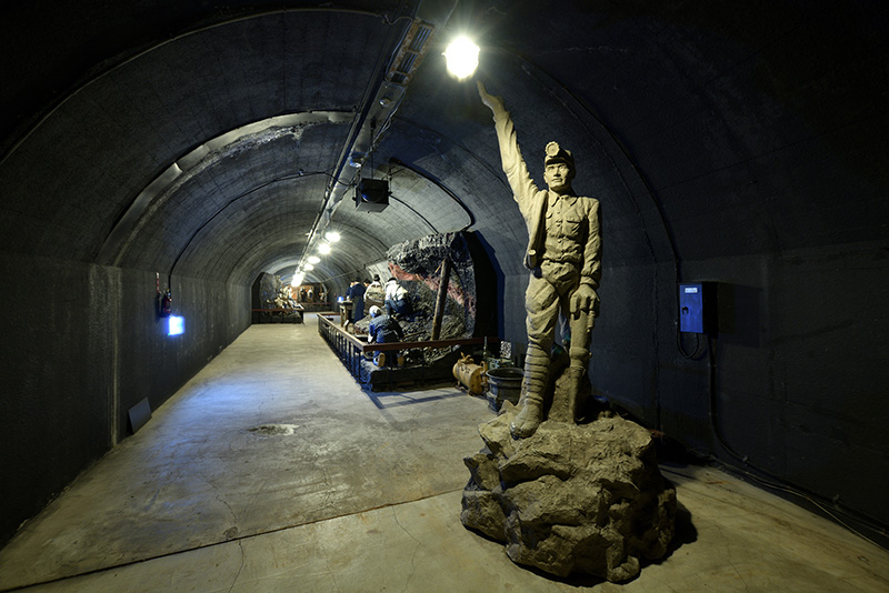 夕張市 石炭博物館-地下展示